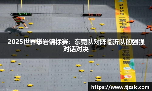 2025世界攀岩锦标赛：东莞队对阵临沂队的强强对话对决